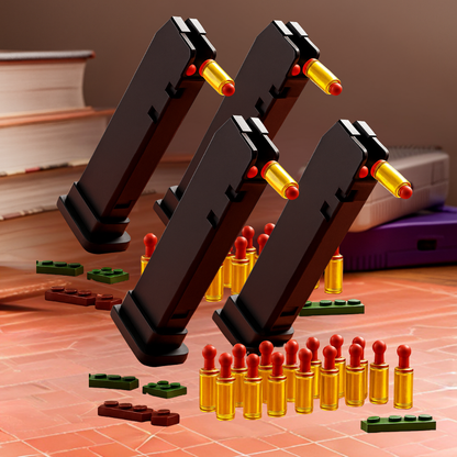 4 Magazines + 100 Bullets Family Pack